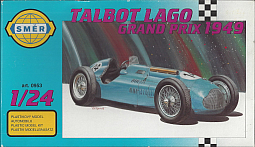 Slotcars66 Talbot Lago 1949 GP 1/24th scale SMER plastic construction kit 
